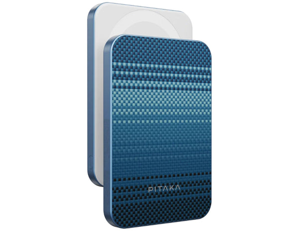 Pitaka MagEZ Power Bank (Qi2 15W) – 5000mAh Magnetic Wireless Charger | Aramid Fiber Design