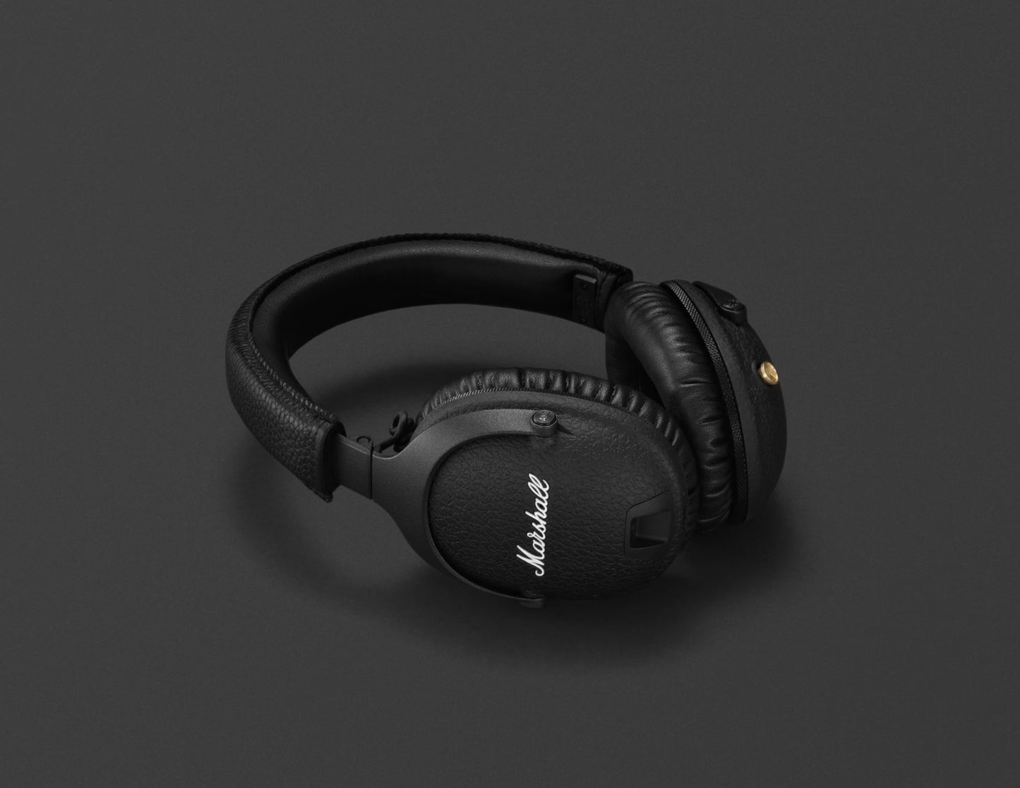 سماعات رأس لاسلكية Marshall Monitor II ANC سوداء اللون فوق الأذن