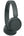 Gray Sony headphones on a white background