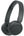 Gray Sony headphones on a white background