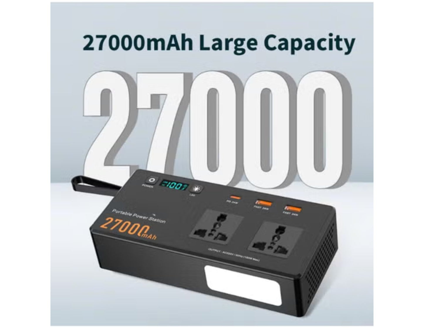 150W portable power station 27000mAh with AC outlet Qatar