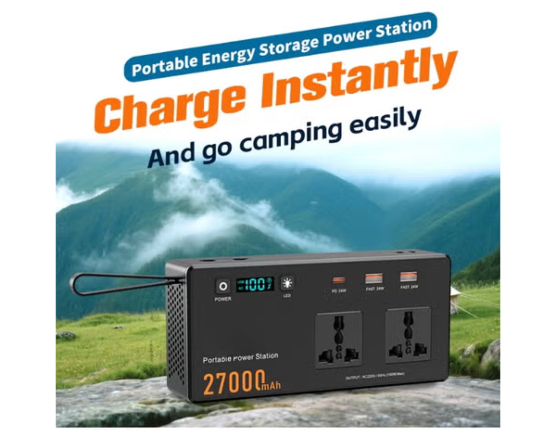 150W portable power station 27000mAh with AC outlet Qatar