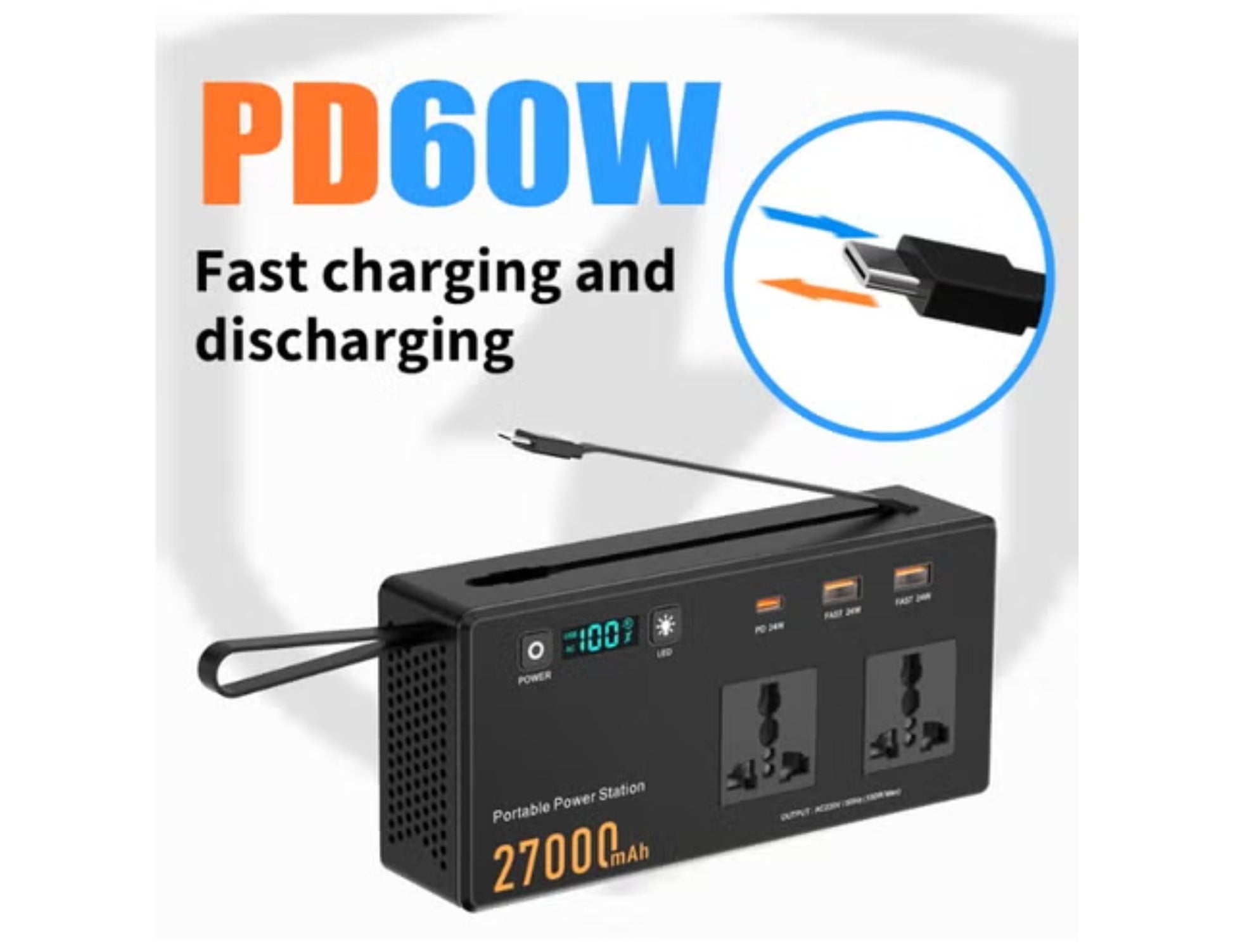 150W portable power station 27000mAh with AC outlet Qatar