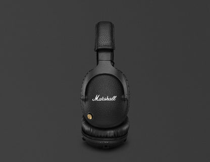سماعات رأس لاسلكية Marshall Monitor II ANC سوداء اللون فوق الأذن