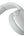 White over-ear headphones on a white background