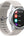 Smartwatch with a gray band on a white background