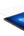 Tablet with clear screen protector on a white background