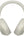 White over-ear headphones on a white background