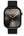 Smartwatch with black and gold design on a white background