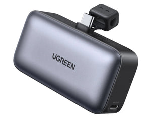 UGREEN Nexode 5000mAh 20W Power Bank with Built-in USB-C Connector – PB503 on a white background