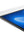 Tablet with clear screen protector on a white background