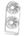 Portable Double Head Desktop Fan F-052 - THABTHABA STORE
