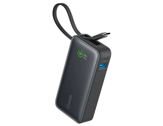 Anker Nano Power Bank 10000 Mah (30W, Built-In USB-C Cable)