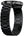 Black watch strap on a white background