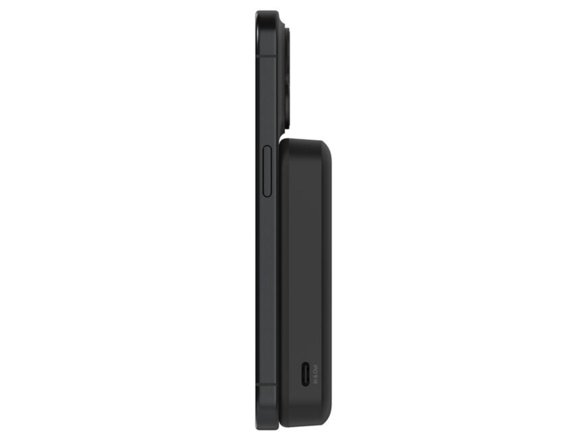 Belkin BoostCharge Pro Magnetic Wireless Power Bank 15W 8K+ BPD007btBK on a white background