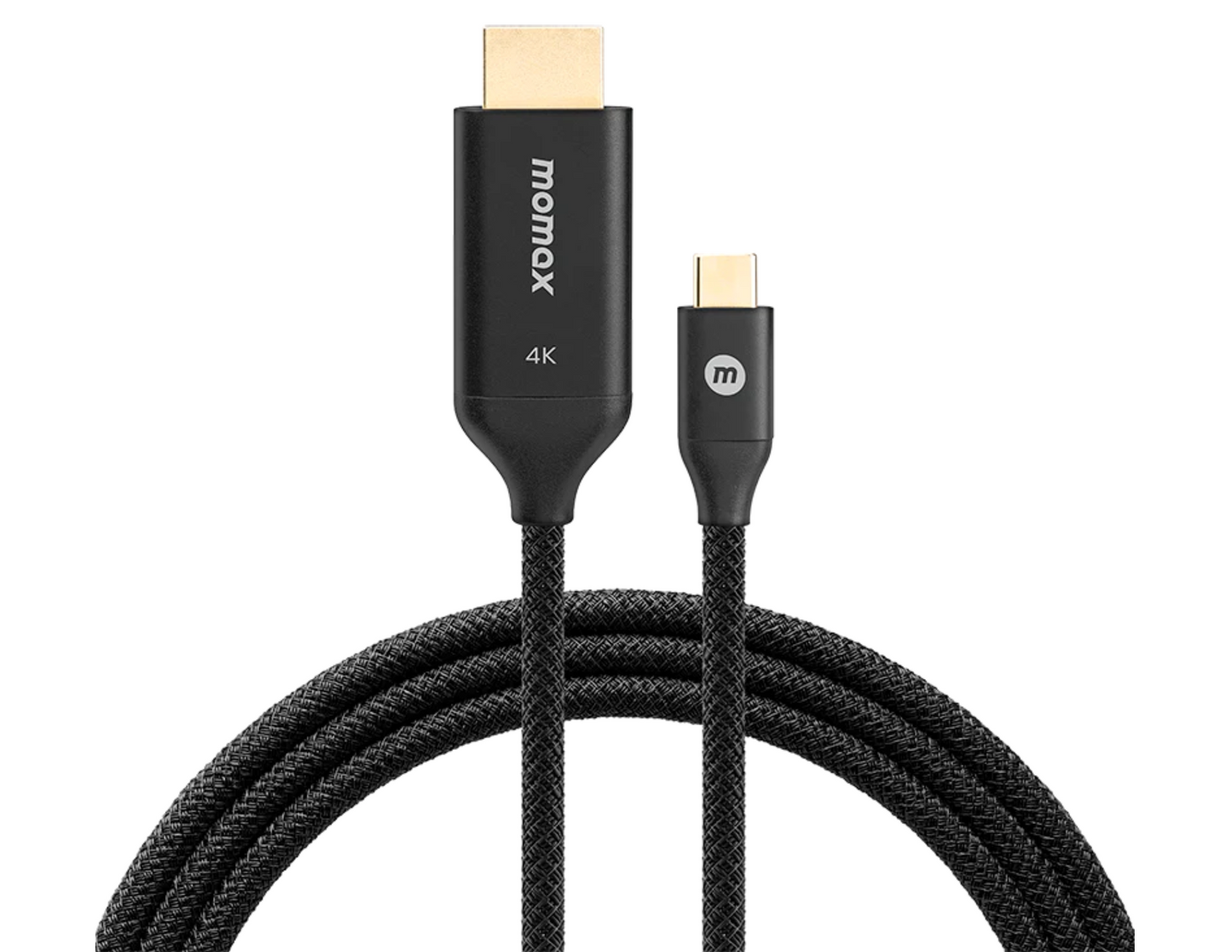 موماكس إليت لينك، كابل USB-C إلى HDMI مجدول (2 متر)