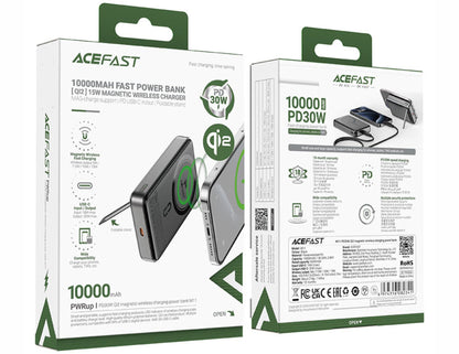 Two ACEFAST power bank packaging boxes on a white background
