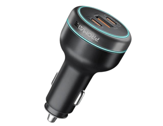 Promate PowerDrive-230 Watt Car Charger , 3 Port