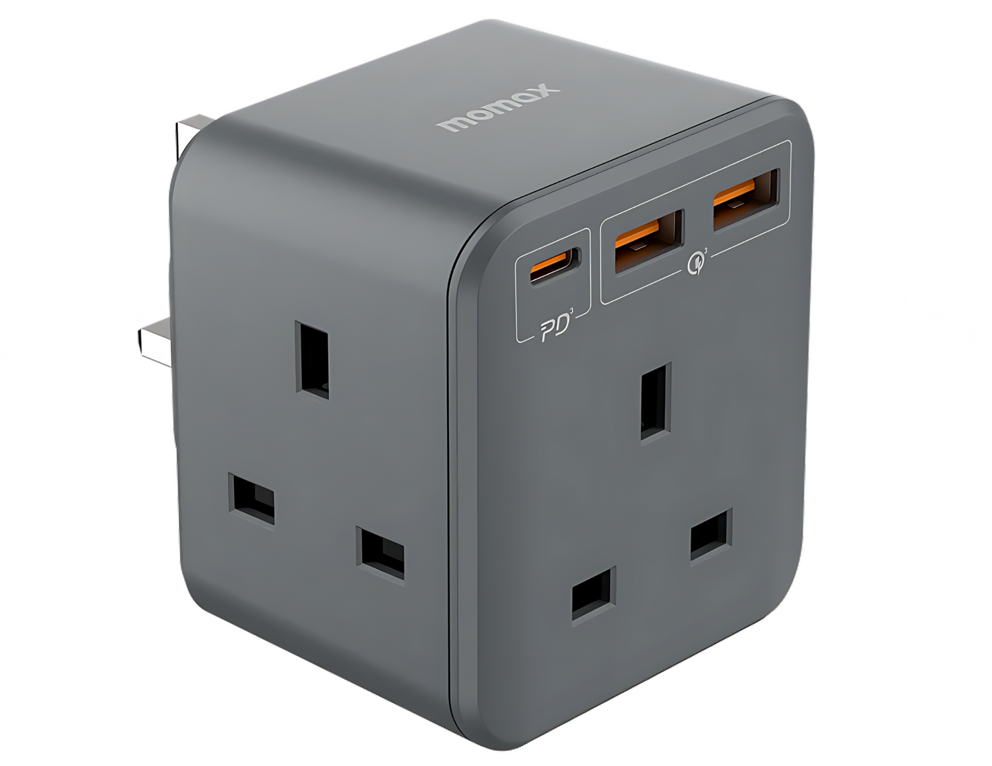 Momax OnePlug 3 Oulet Cube Extension Socket with USB