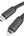 Black Bazic AluCable 100CM 4-in-1 60W Interchangeable Aluminium Fast Charging & Data Cable – CBL-GC4N1 on a white background