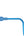 Blue USB-C cable with a coiled design on a white background