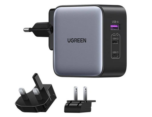 UGREEN Nexode 3-Port PD GaN Fast Charger 65W (CD296)