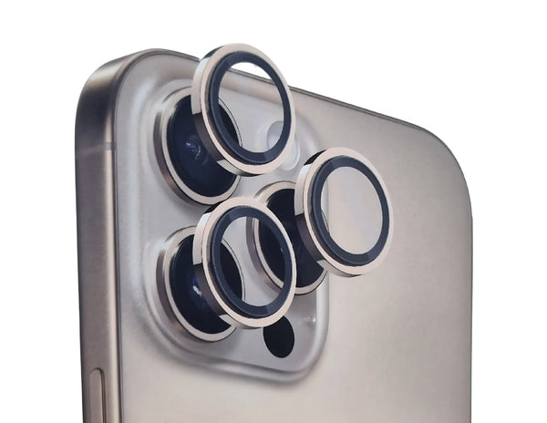Wizard Apex Sapphire Stainless Steel Camera Glass for iPhone 16 Pro Max – Full Protection, HD Imaging, 1:1 Fit, Black, Gold, Silver, Grey