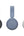Three Sony headphones in black, blue, and white on a white background