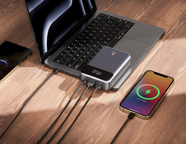 Swiss Military Power HOUSE 20,000mAh 140W Portable Fast Laptop Charger SM-PB-20K-140W-2C1A-LAPTOP