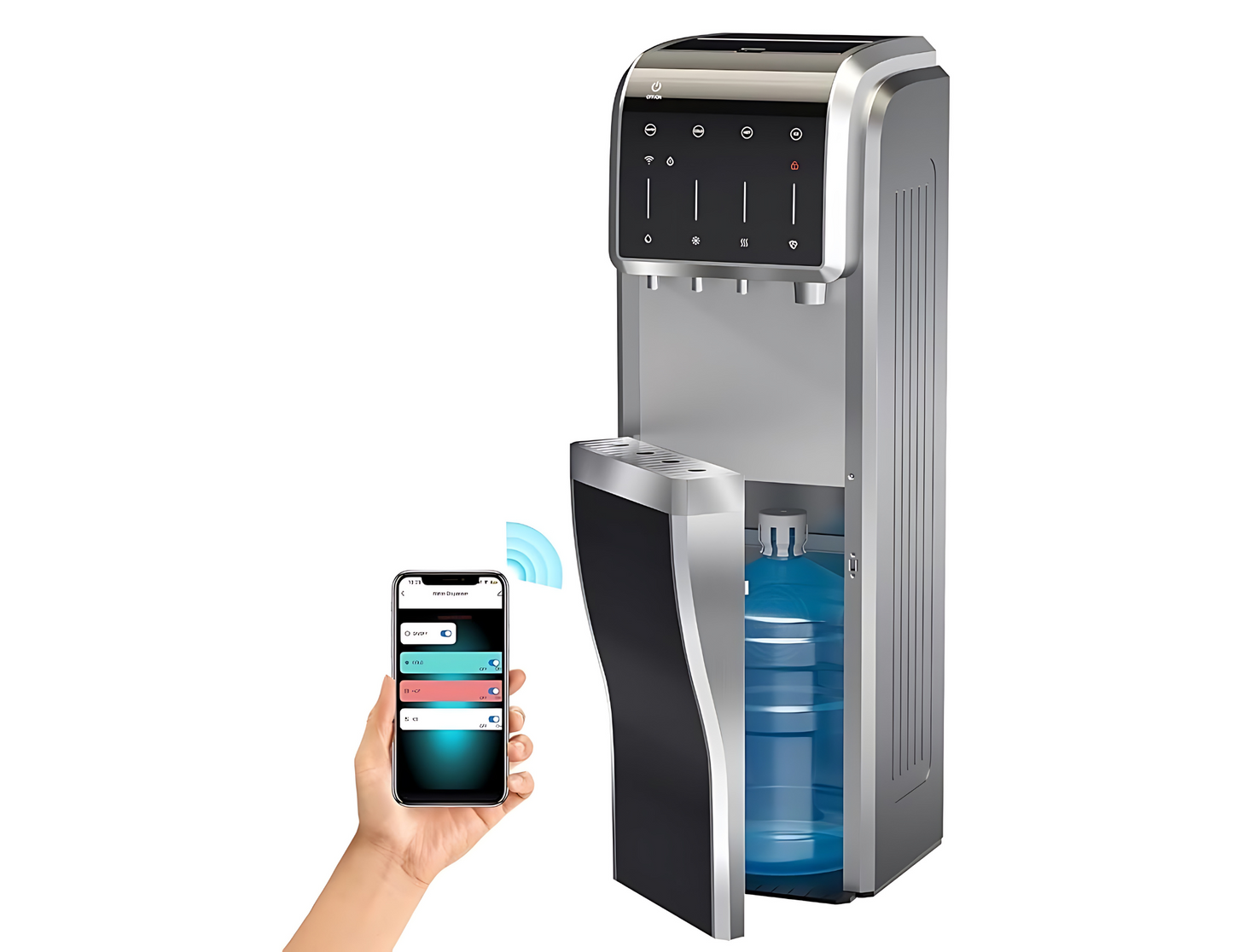 SVERIA 3-in-1 Water Dispenser & Ice Maker – Smart APP Control, YD-ZB001