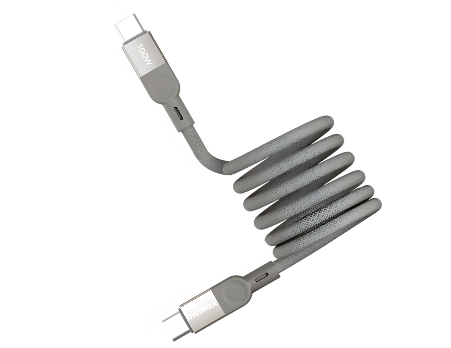 كابل USB-C إلى USB-C مغناطيسي من Momax Mag Link بقوة 100 وات (1 متر)