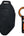 Black Car Key Cover for Leopard 8 – Alcantara and orange-handled tool on a white background