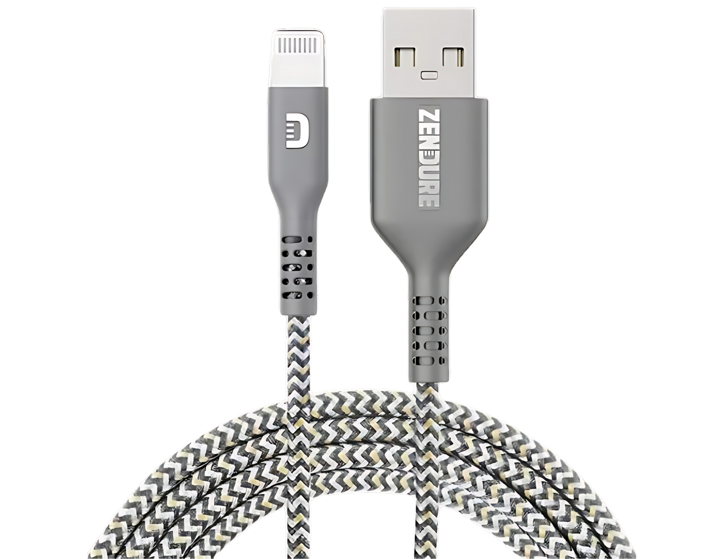 Zendure Super Cord Charge Sync USB Lightning Cable 100cm – Gray - THABTHABA STORE