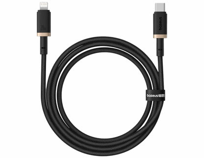 Baseus Dura Charging Cable USB-C to iP 20W Gold Black 2M P10377800U01-02