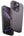Black phone case with a reflective surface on a white background