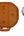 Brown Jetour Hybrid Car Key Cover – Alcantara / Leather Finish and keychain on a white background