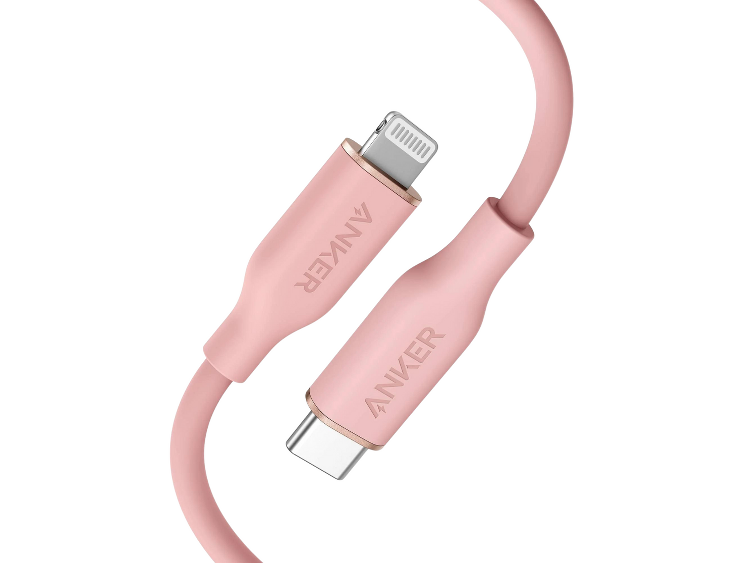 Anker 641 USB-C to Lightning Cable Flow Pink