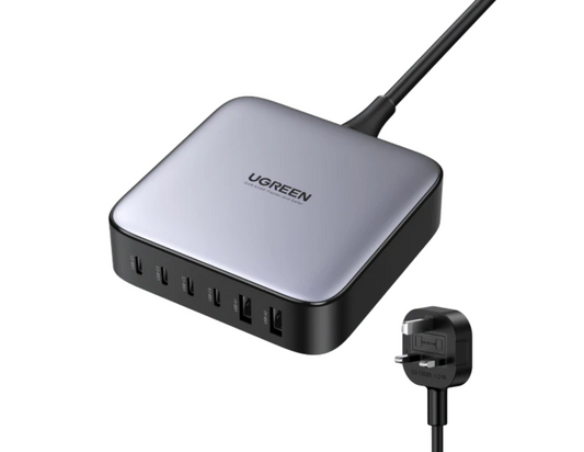 UGREEN - Nexode 200W USB C GaN Charger-6 Ports Desktop Charger