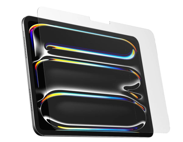Smartphone with colorful abstract design on a white background