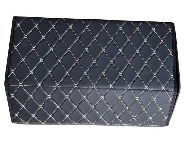 Trunk Organizer Leather Storage Box for Car - Large 3 Compartments - THABTHABA STORE