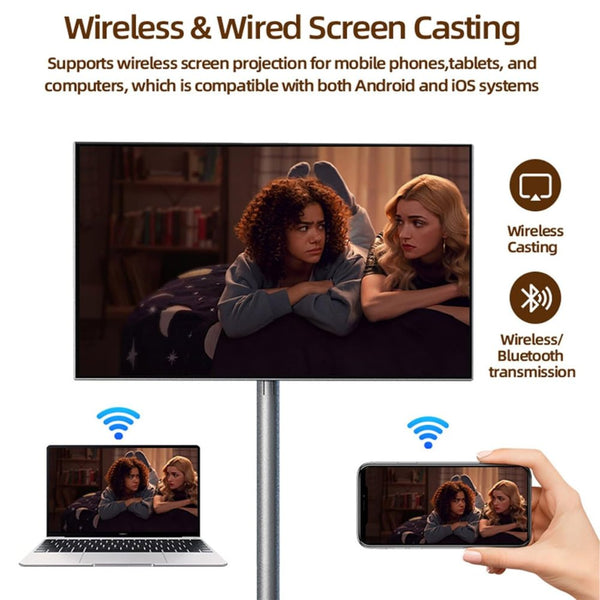 27-Inch Smart Display Android 13 Full HD Portable Touch Screen H01J Qatar
