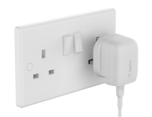 Belkin Boost Charge 20W USB-C Wall Charger – Fast & Safe Charging
