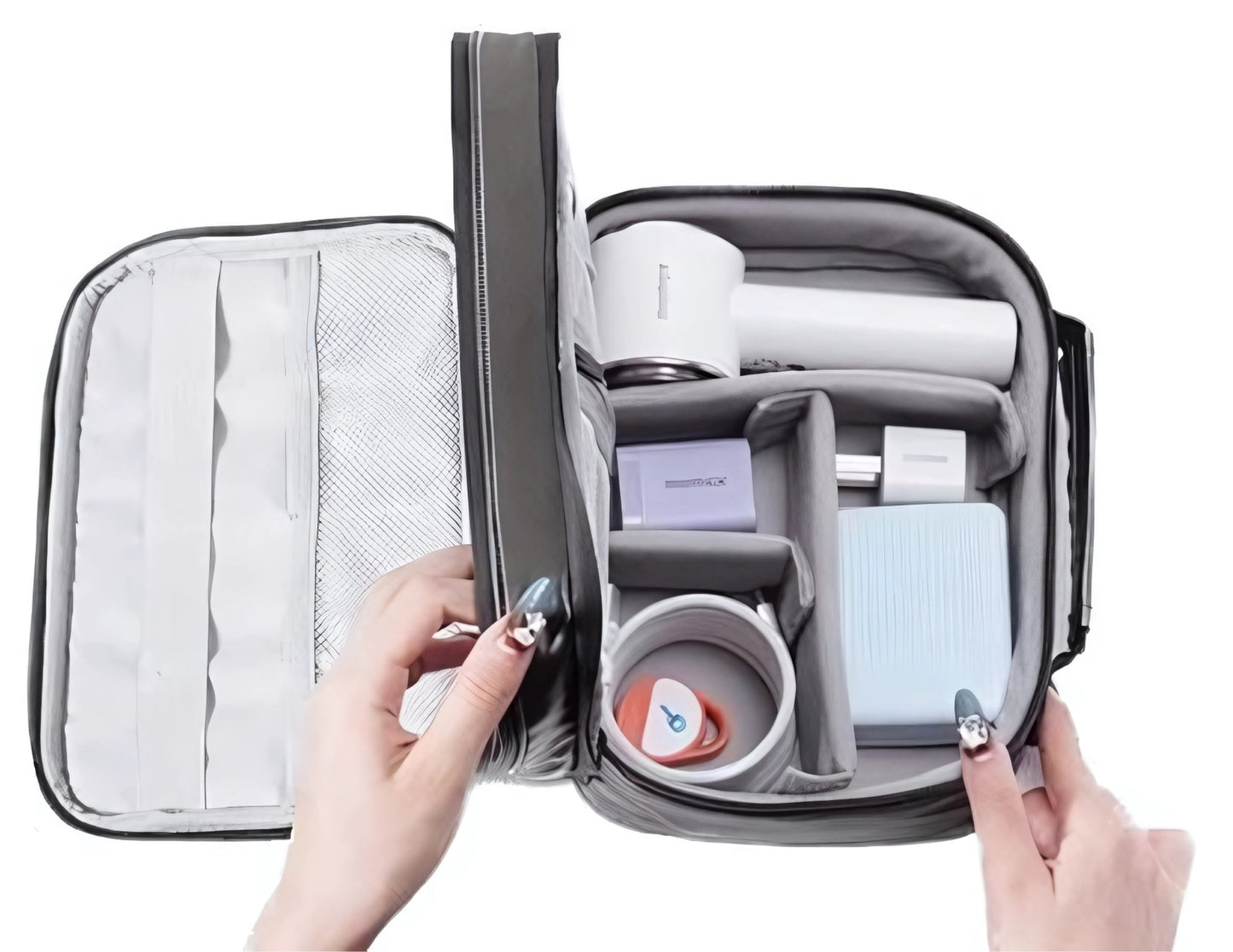 Momax 1-World Organiser Tech Kit SR35E – Double Layer Waterproof Travel Pouch