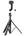 Black Momax 1-Snap Pole Magnetic Tripod Selfie Stick with Wireless Remote – KM17D on a white background