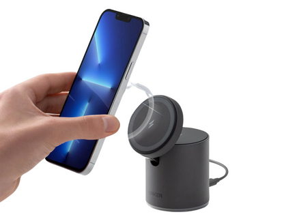 Anker Magnetic Wireless Charger, 623 MagGo 2-in-1 Charging Station with 20W USB-C Charger