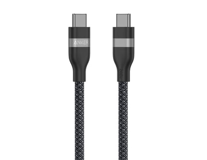 Anker USB-C to USB-C Cable 240W 6ft / 3ft Black A82E2H12 / A82E2H11