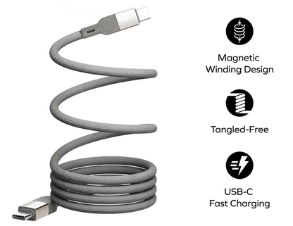 موماكس ماج لينك كابل مغناطيسي USB-C إلى USB-C 100 واط (يصل إلى 2 متر)