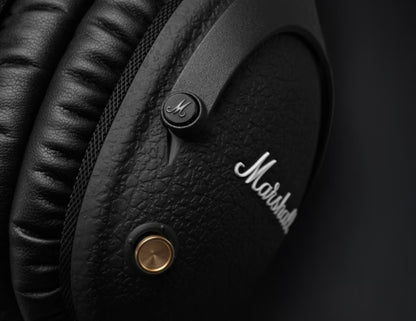 سماعات رأس لاسلكية Marshall Monitor II ANC سوداء اللون فوق الأذن