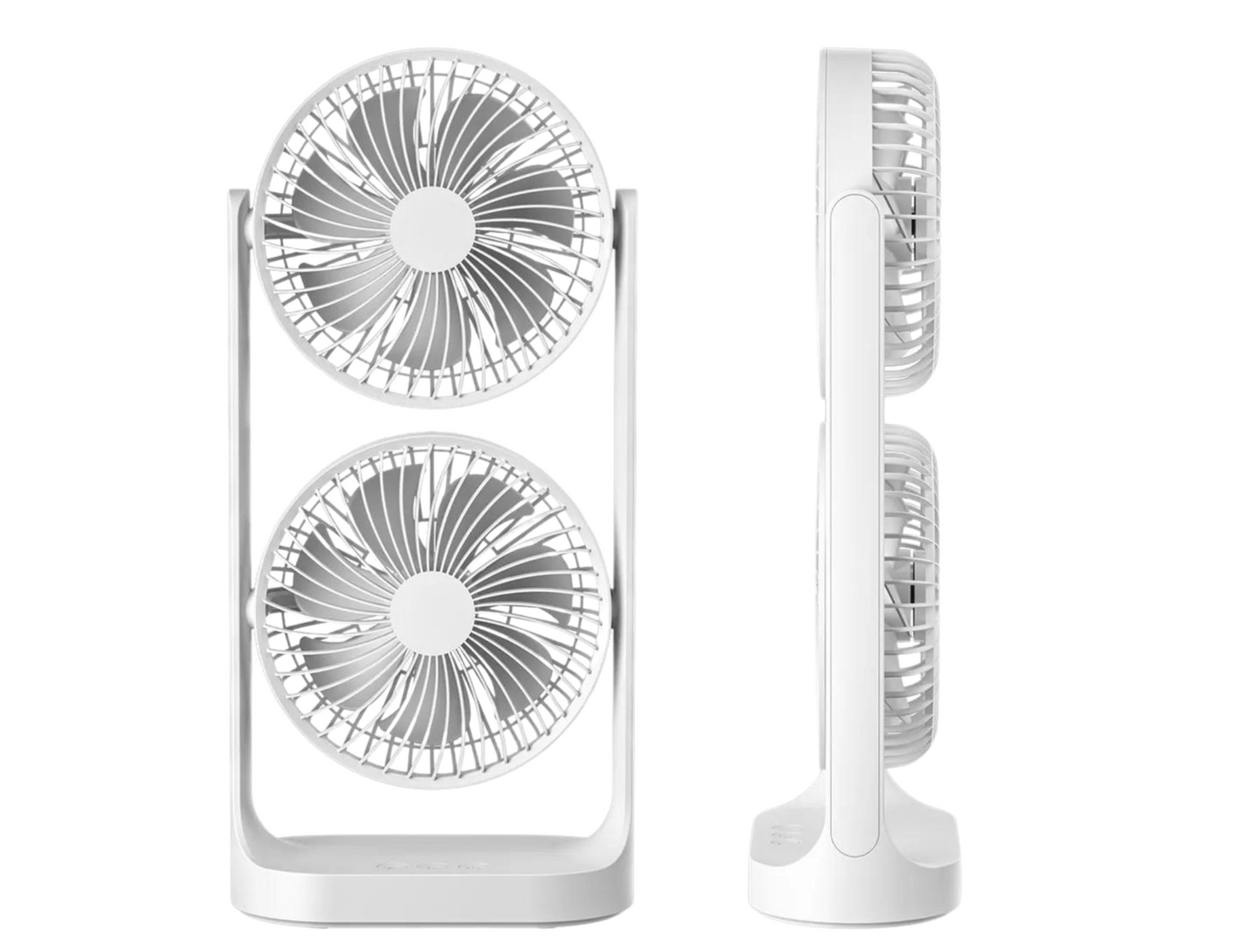 Portable Double Head Desktop Fan F-052