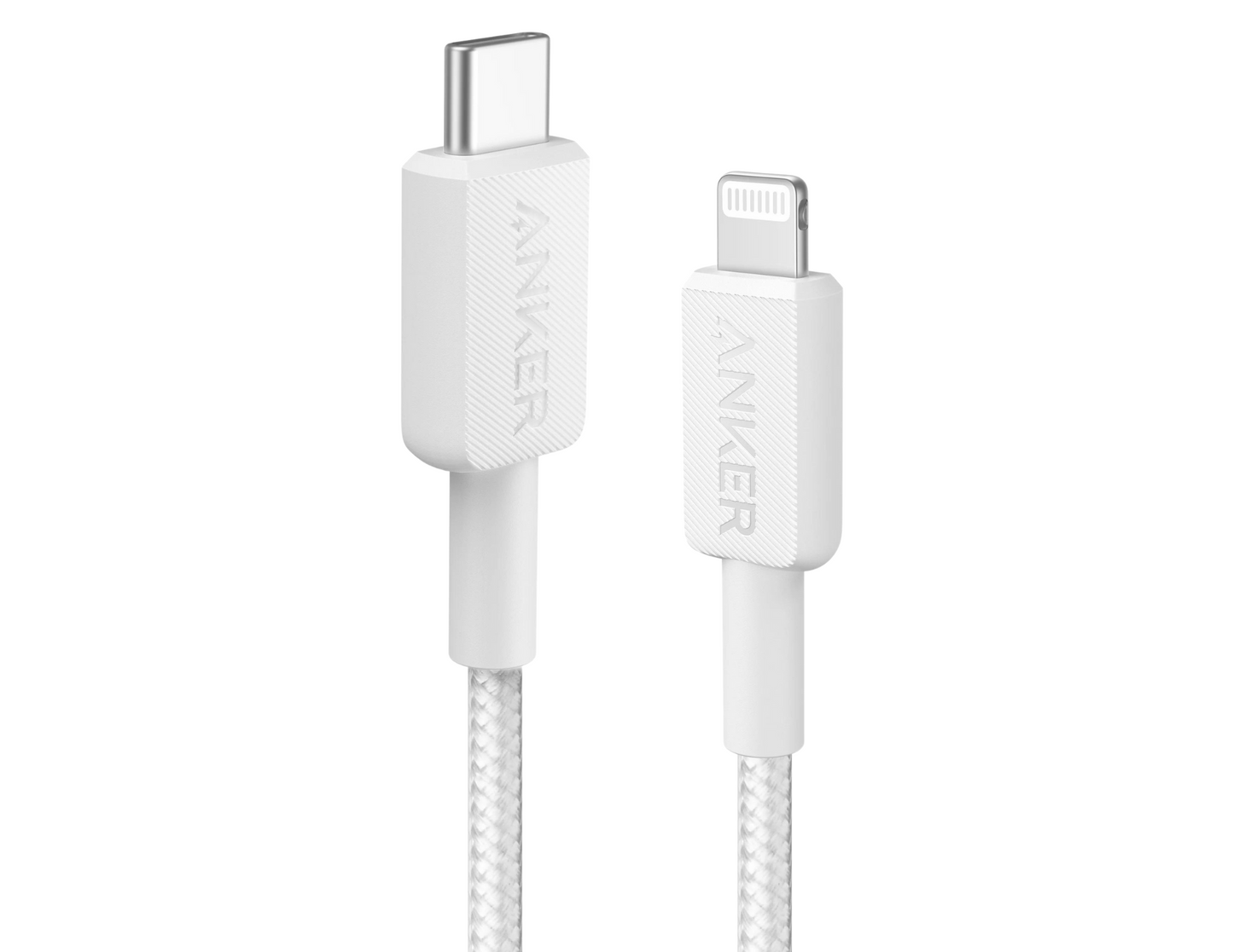 كابل Anker 322 USB-C إلى Lightning السلسلة 3 (مضفر بطول 3 أقدام) 